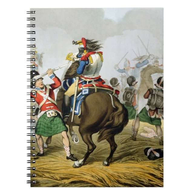 French Cuirassiers at the Battle of Waterloo, Char Notebook (Front)