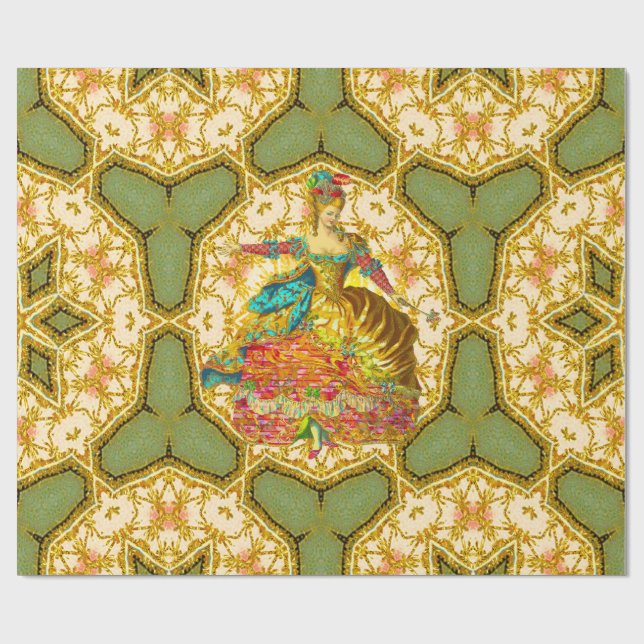 French Danse Elegance Wrapping Paper (Flat)