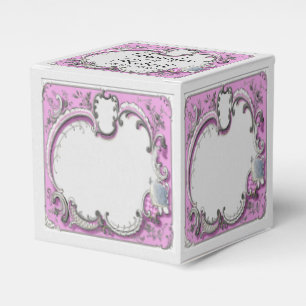 French Deco Frame Posh Wedding Favour Box
