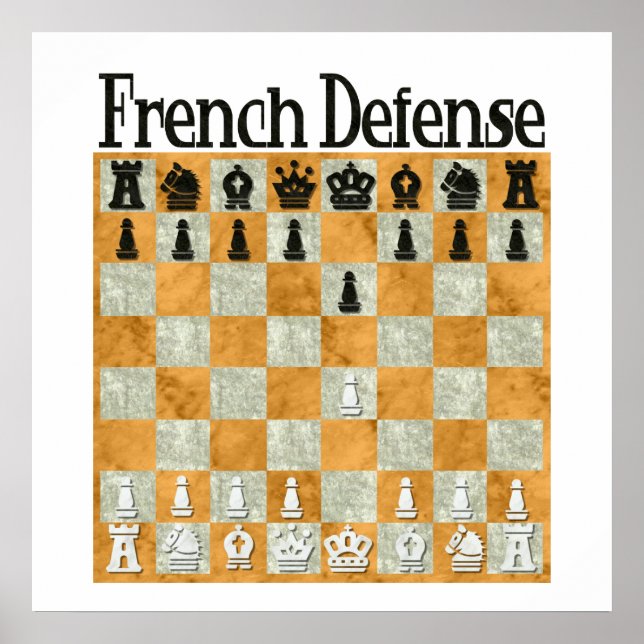 French Defence Poster (Front)