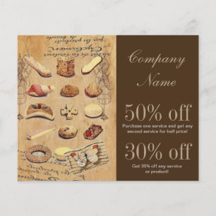 french dessert cake pastry cookies bakery flyer