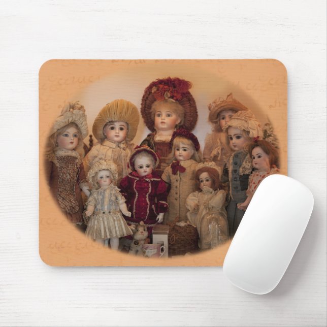 French Dolls and Friends Mouse Pad (With Mouse)