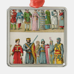 French Dress Metal Ornament