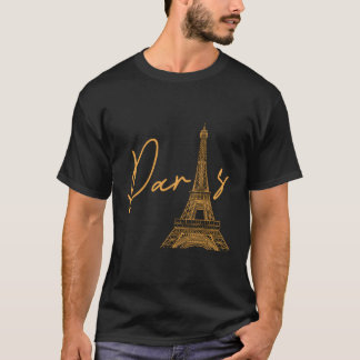 French Eiffel Tower France European Travel Travele T-Shirt