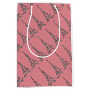 French Eiffel Tower Paris Theme Party Gift Bag