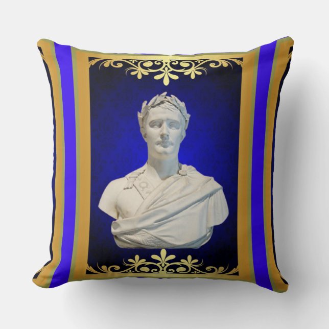 French Emperor Napoleon Bonaparte  Cushion (Front)