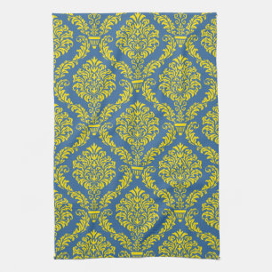 French Empire Damask Pattern #12 Tea Towel