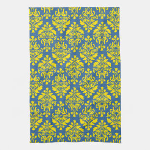 French Empire Damask Pattern #1 Tea Towel