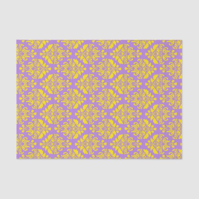 French Empire Damask Pattern #7 Tissue Paper (Front)