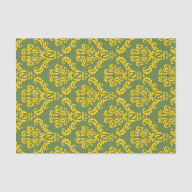 French Empire Damask Pattern #8 Tissue Paper (Front)