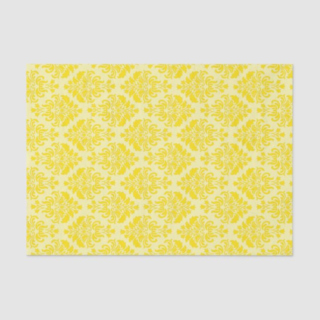French Empire Damask Pattern #8 Tissue Paper (Front)