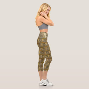 French Empire Medusa Capri Leggings