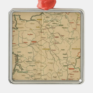 French Establishments Metal Ornament