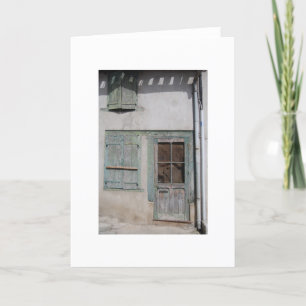 French Facade, Trebes Holiday Card