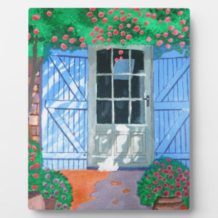 French farm yard plaque