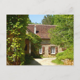 French Farmhouse and Gite Postcard