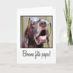 French Father's Day Card
