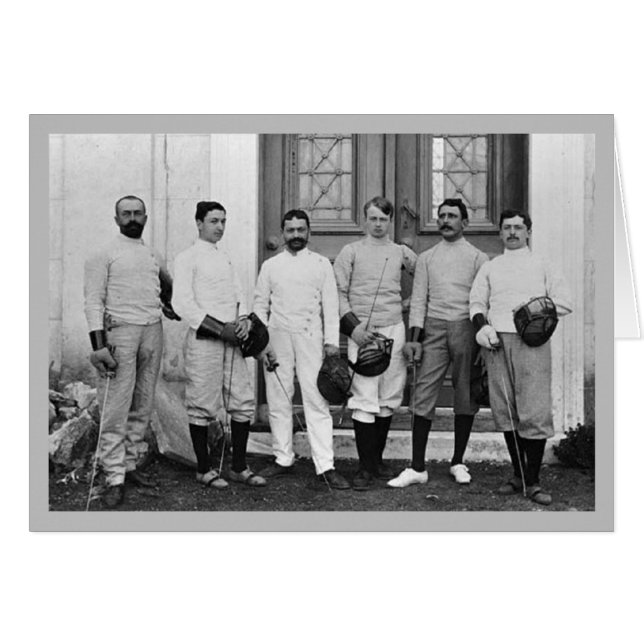 French Fencing Team at 1896 Athens Olympics (Front Horizontal)