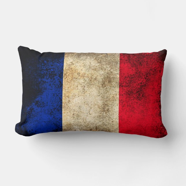 French Flag American MoJo Pillow (Front)