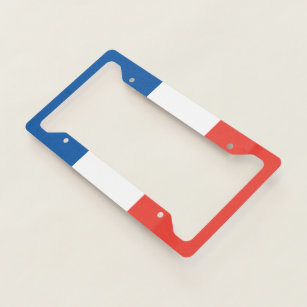 French Flag Bastille Day Licence Plate Frame