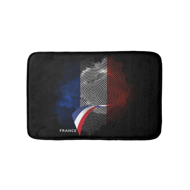 French flag bath mat (Front)