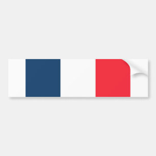 French Flag Bumper Sticker