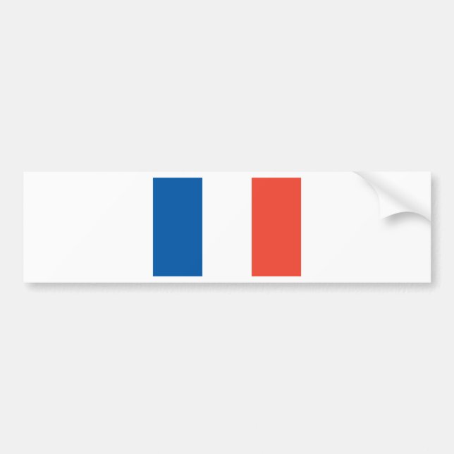 French flag bumper sticker (Front)
