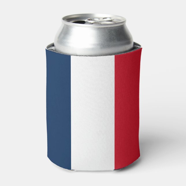 French Flag Can Cooler (Can Front)