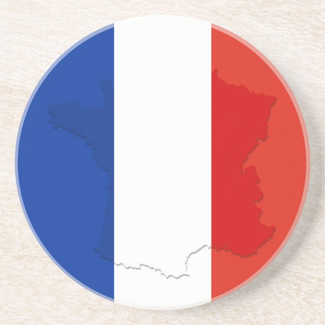 French flag coaster (Front)