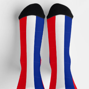 French Flag Colours Striped Socks