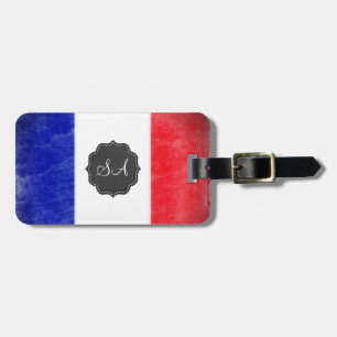 French flag Customisable Travel Luggage Tag