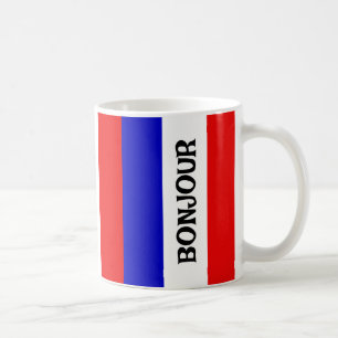 French Flag Design Coffee Mug