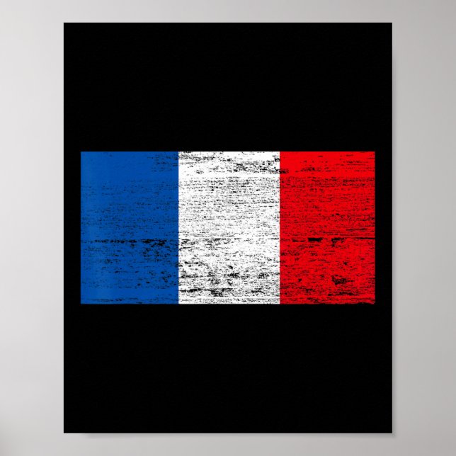 French Flag France Flag Viva La France  Poster (Front)