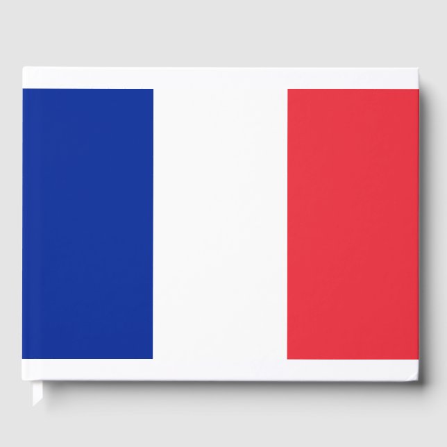 French Flag (France) Guest Book (Front)