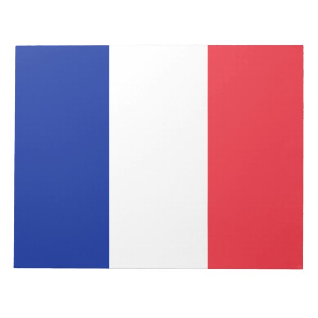 French Flag (France) Notepad (Front)