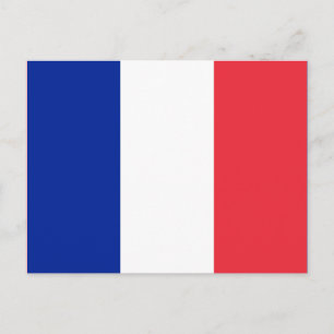 French Flag (France) Postcard