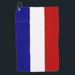 French Flag  Golf Towel<br><div class="desc">Golf towel featuring the French Flag with three vertical stripes of blue,  white,  and red. Fills the entire design area. Great gift for many occasions. Great for playing golf at family or friends reunions. Wonderful for celebrating Bastille Day,  too.</div>