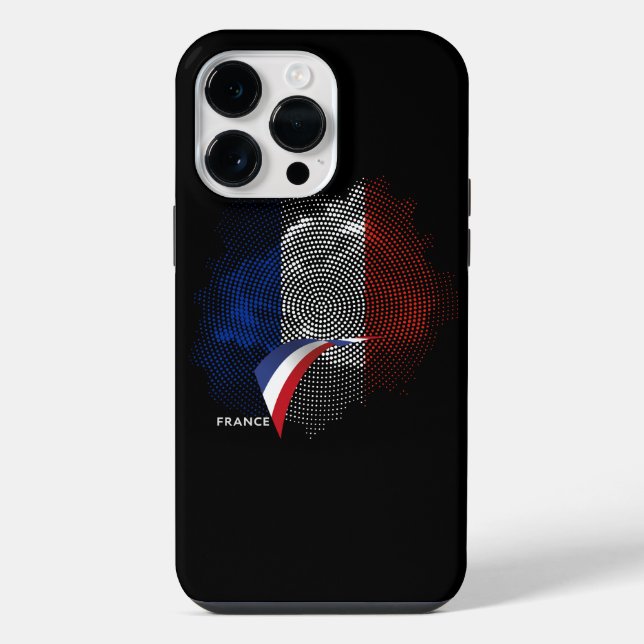 French flag iPhone case (Back)
