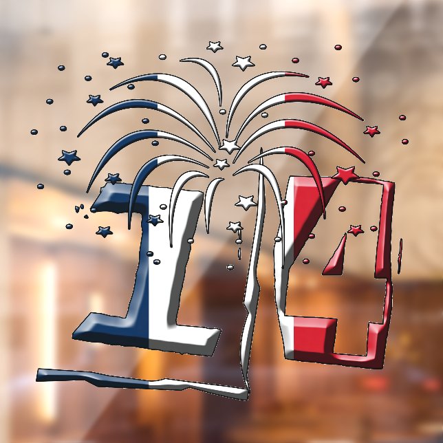 French Flag July 14 Quatorze Juillet Bastille Day (Sheet 2)