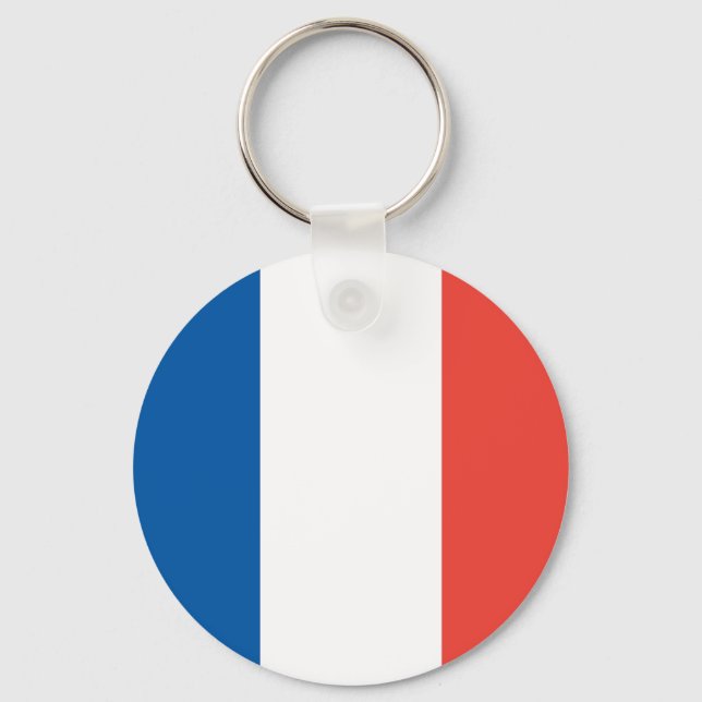 French Flag Key Chain (Front)
