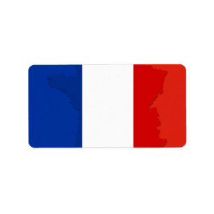 French flag label