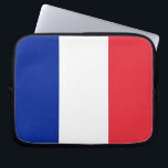 French Flag Laptop Sleeve<br><div class="desc">Protect your laptop in style with our exclusive laptop sleeve featuring the flag of France! Crafted with meticulous attention to detail, this laptop sleeve is not just a protective accessory; it’s a celebration of French culture and heritage. The vibrant design prominently showcases the iconic French flag, making this sleeve a...</div>