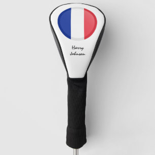 French Flag & Monogrammed Golf Clubs Covers France