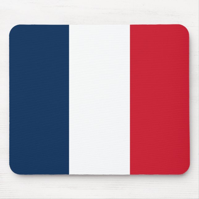 French Flag Mouse Pad (Front)