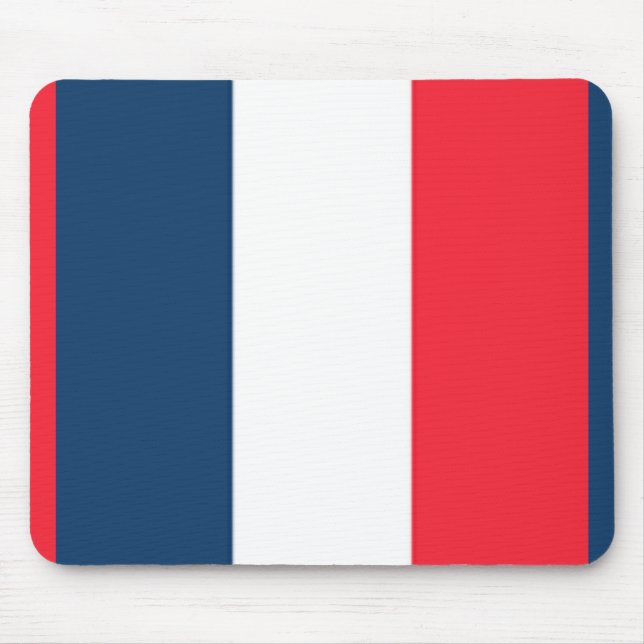 French Flag Mouse Pad (Front)