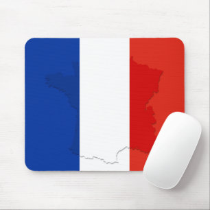 French flag mouse pad