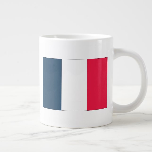 French Flag Mug with the name of the French Anthem (Right)