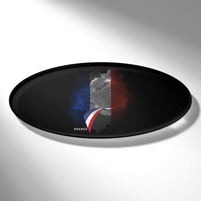 French flag name tag (Front)