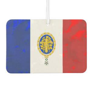 French flag-National Emblem Car Air Freshener