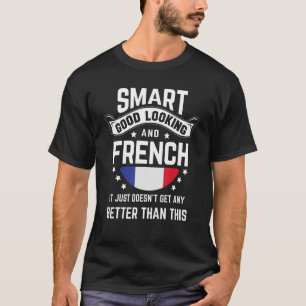French Flag Native Pride France French Roots T-Shirt